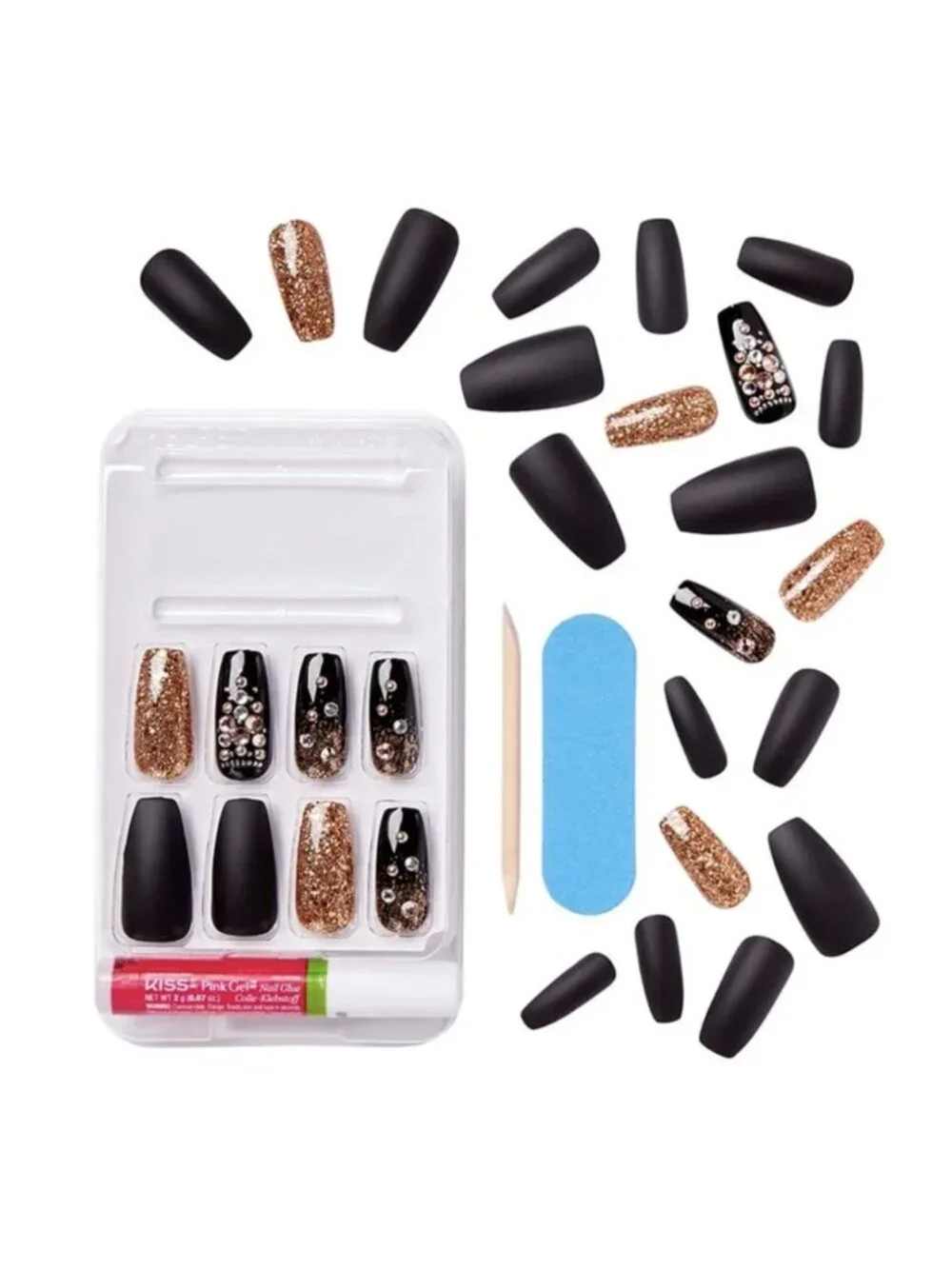 Kiss Masterpiece One-Of-A-Kind Luxe Mani Nails - Treasure You
